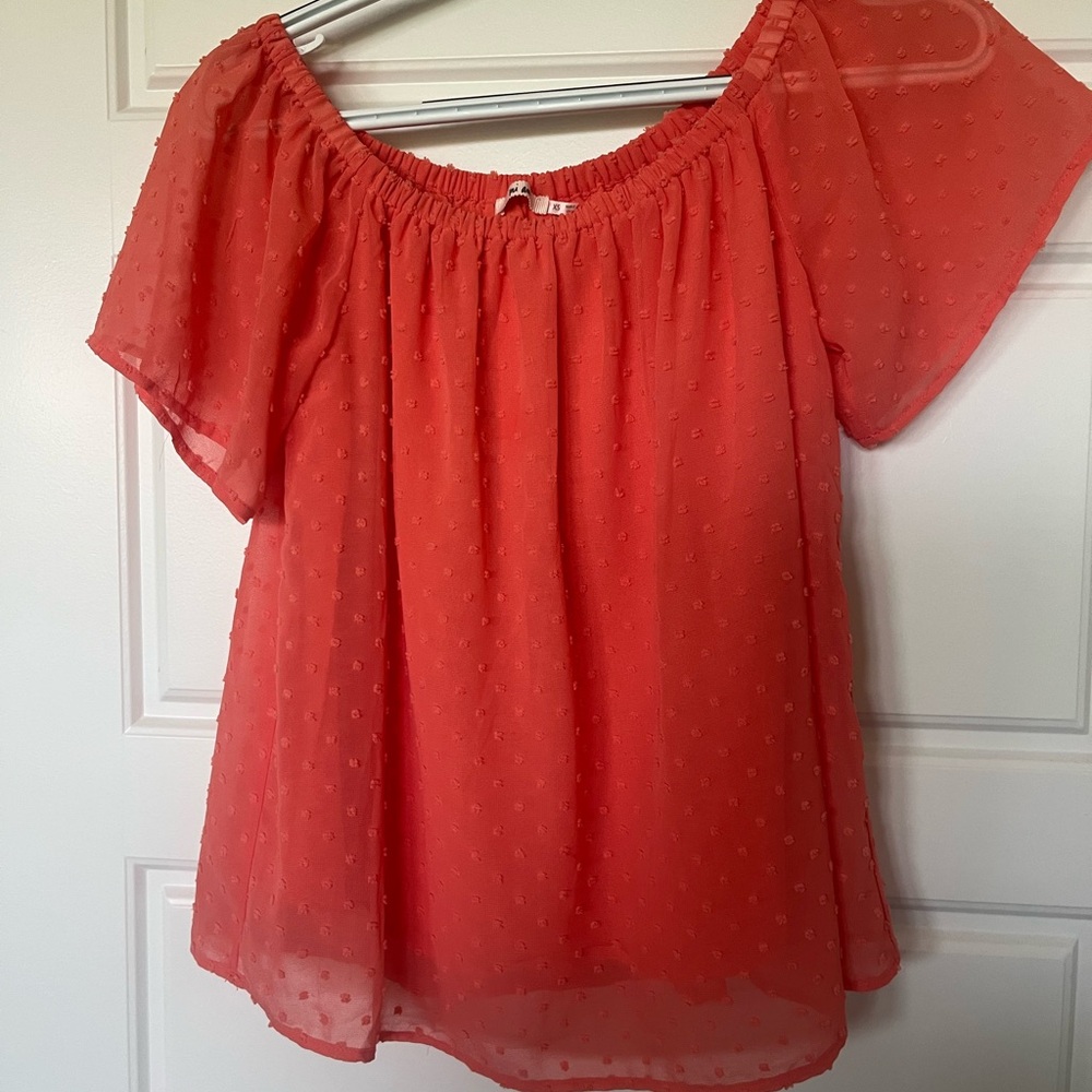 Miami Coral Blouse - Picture 5 of 6